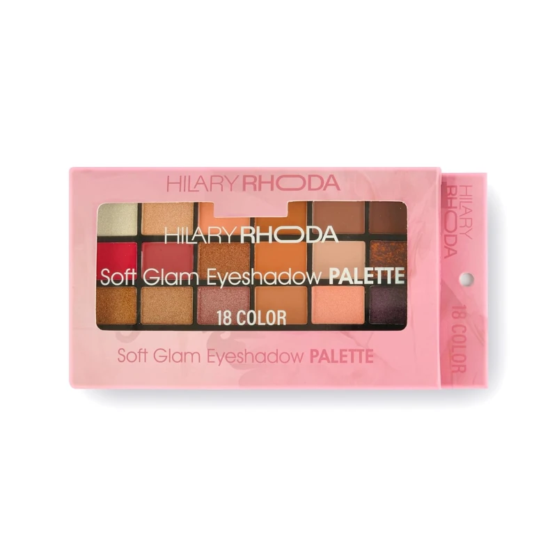Hilary Rhoda Soft Glam Eyeshadow Palette | Highly Pigmented & Long Lasting Eyeshadow Palette | Matte & Shimmer Finish | 18 Shades (Multicolor - Shade 1) thumbnail 7